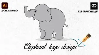Illustrator Tutorial - Animal Logo Design ( Elephant )