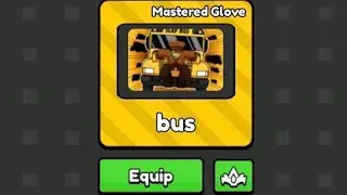 Everyday one badge/mastery glove part 134 | bus mastery