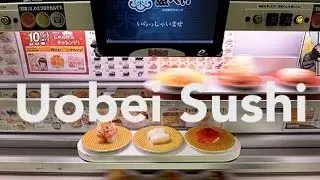 High-tech Sushi at Uobei in Shibuya, Tokyo