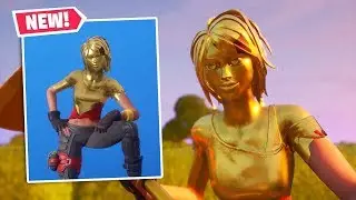 NEW (GOLDEN AGENT) TNTINA Skin Gameplay in Fortnite!