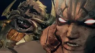 Asura's Wrath - Asura Tries to Listen to Wyzen