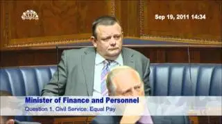 Michael Copeland asks the DFP Minister about the PSNI Breach of Contract Dispute