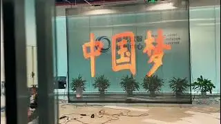 Flexible Transparent Film LED Display P15 for big building display showing