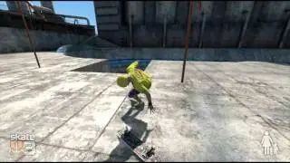 Skate 3:My Head bounced of the floor