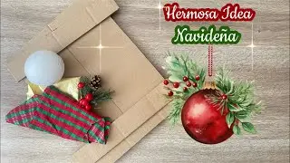 ✨ Acompáñame a hacer esta HERMOSA Idea NAVIDEÑA 🎄 ideal para REGALAR o VENDER 💲