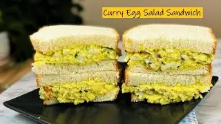 Curry Egg Salad Sandwich |  How To Make a Curried Egg Sandwich