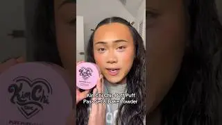 KimChi Chi Puff Puff Pass Set & Bake Powder 💜 #settingpowder #makeup #makeupreview