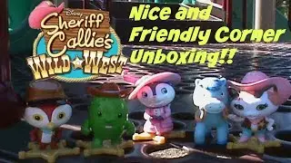 Sheriff Callie Figure Set  Unboxing Toy Video