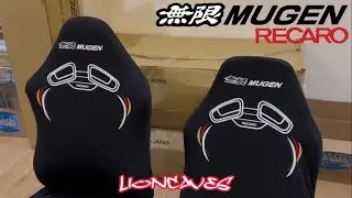 Racing Seat Cover Mugen MS Design for Recaro SR3, SR4, SR7, Type R FD2R, Mugen MS-Z Semi Bucket Seat