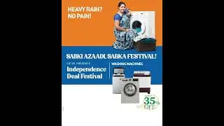 Washing Machines Independence Day Sale by Lotus Electronics - Get Up To 35% Off.