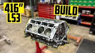 Сборка суперчарджерного 416-дюймового короткого блока LS3