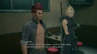 Final Fantasy 7 Remake Cook and the Wire Scene.