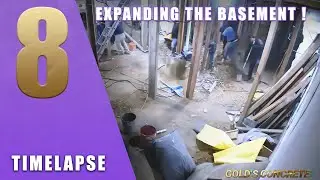 Expanding the room on our Cramped Basement Digout - Time-lapse