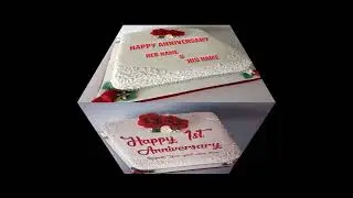 Wedding anniversary cakes design 😍 |