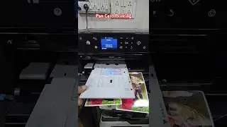 How to Pan Card Printing Best printer Epson L850 All-in One Color printer Photo print