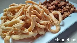 PARTY FLOUR CHIPS | HOW TO MAKE AUTHENTIC GHANA FLOUR CHIPS SNACK | EASY AND TASTY SNACK RECIPE