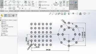 #Circular & Linear pattern in solidworks two directions in pattern & axis patterns in solidworks #