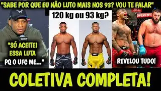 REVELOU REAL MOTIVO🚨 Jailton Malhadinho FAZ GRANDES REVELAÇÕES EM COLETIVA PRÉ UFC VEGAS 113| UFC