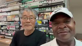 Licensed Technician Derrick with a customer, Michael. Michael had a fire alarm issue.