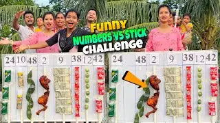 Funny Numbers Guess Game Win Stick Challenge With Family