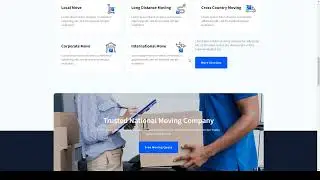 UMovi - Moving Company Service Elementor Template Kit local movers storage services
