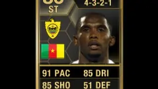 FIFA 13 IF ETO'O Review 86 & In Game Stats Ultimate Team