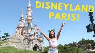 A day in DISNEYLAND PARIS! (travel vlog)