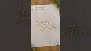 Let&rsquo;s Create: Wedding Signs with @customcraftsbyna #2025bride #diy #glowforge