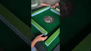 This automatic #mahjong machine was amazing. Made it ready to go in seconds! #travelvlog