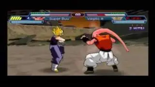 DBZ Shin Budokai 2 - Super Buu (Gohan Absorbed) vs. Super Vegito (HD 720p)