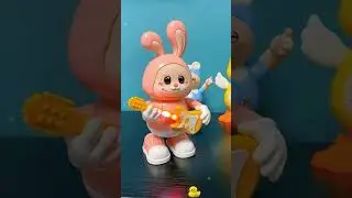 Amazing Fun with bunny play guitar for Kids!
