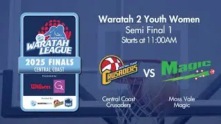 LIVE 🔴 - Central Coast Crusaders v Moss Vale Magic  - W2YW SF 1 - 2025