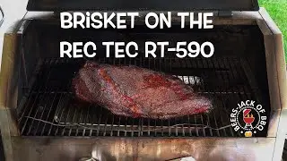 Brisket on the Rec Tec RT-590! Porter Road! Postal BBQ Mad Cow Rub!
