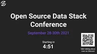 Open Source Data Stack Conference: Day 2 of 3 All Sessions Sept. 29, 2021