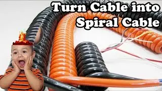 🔌 Turn any Cable into a Spiral Cable