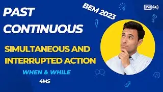 Past Continuous + Simultaneous and interrupted actions using 