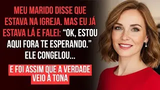 Meu MARIDO disse que estava na igreja. Eu respondi: 