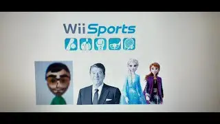 NeptuneChris2004 (Me) Vs Ronald Reagan vs Elsa Vs Anna - Wii Sports/Resort