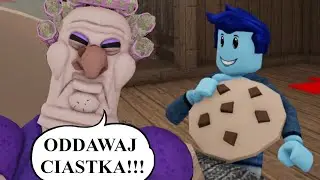 Ucieczka Z CIASTKAMI Przed Zrzędliwą Babcią! 🤣🍪🍩 BlueJane Gra w Grumpy Gran w ROBLOX! 😁