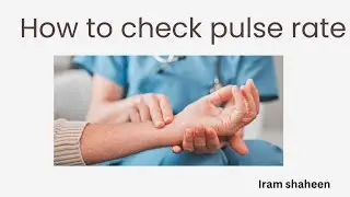 How to check pulse rate accurately |demonstration of radial pulse|nursing skill BSN 1st semester