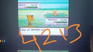 Live shiny Weedle in Pokemon Soulsilver