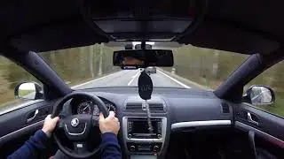 Škoda Octavia Combi II RS - TDi CR 125kW - DSG - onboard video GoPro Hero Session