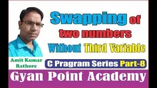 swapping of two numbers without using third variable  | GYAN POINT ACADEMY