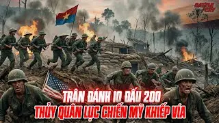 TRẬN ĐÁNH KHÔNG TƯỞNG 10 ĐẤU 200 - QUÂN GIẢI PHÓNG ĐÁNH GÃY XƯƠNG SỐNG THỦY QUÂN LỤC CHIẾN MỸ
