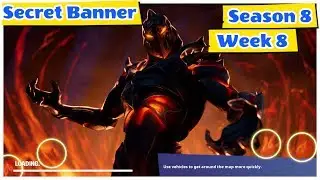 Fortnight Season 8 Week 8 Secret Loading Screen Hidden Banner