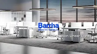 Barrina 5568 Remote Series 2nd-Generation 216W Square Set LED Linear Lights 5FT * 5FT