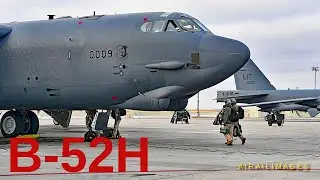 B-52Hs Launch from Minot AFB