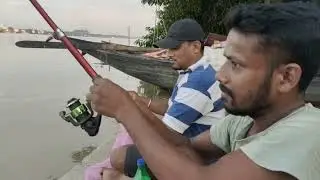 বড়ো চিংড়ি মাছ ধরলাম গঙ্গা নদী থেকে ।। Fishing With Suman।। #fishing