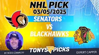 Ottawa Senators vs Chicago Blackhawks 3/5/25 NHL Pick Prediction