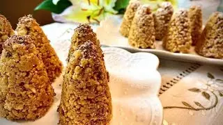 Пирожное муравейник с орешками | Russian mini cakes 